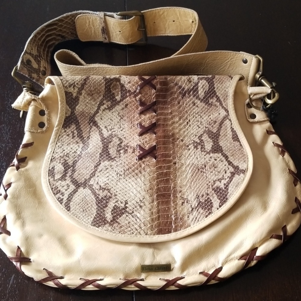 Vintage Elena Girardi Italuan Leather Handbag